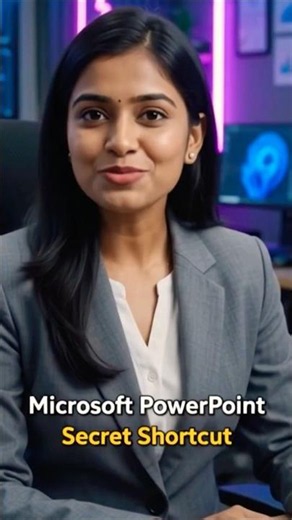 Microsoft PowerPoint open short trick #viral