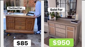 Furniture flipping: The viral side hustle making these influencers thousands per month