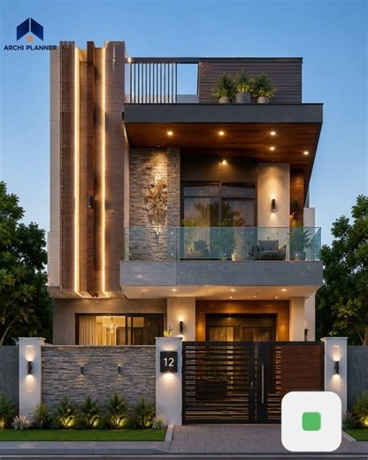 Modern Duplex Elevation Design #DuplexHouse #Shorts #architecture #home