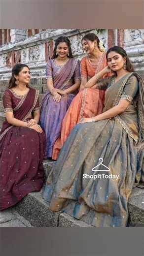 Best HalfSaree for Wedding #halfsaree #halfsareedesign #halfsareemodels #Meeshohaul #festivalvibes