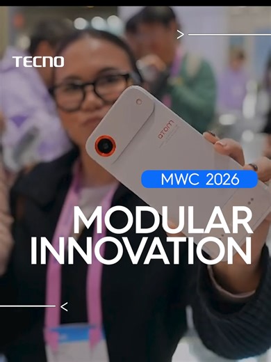 Imagine upgrading your phone… piece by piece. 🤯 The TECNO Modular Phone Concept debuts at MWC026 in Barcelona. #MWC26 #TECNOAI #TECNO #TECNOMobile #TECNOPhilippines