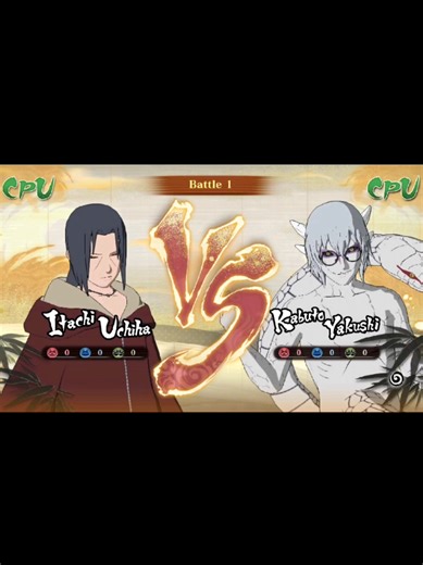 Itachi vs Kabuto #video #gaming #naruto