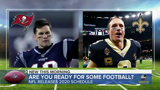 NFL releases 2020 schedule with big matchups