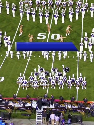 University of North Alabama Marching Band Performance of 'Paint it Black'