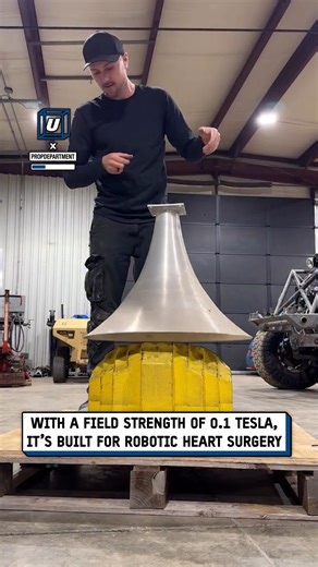 This magnet is stronger than the Earth's magnetic field 🤯🧲 #science #magnet #technology | UNILAD Tech