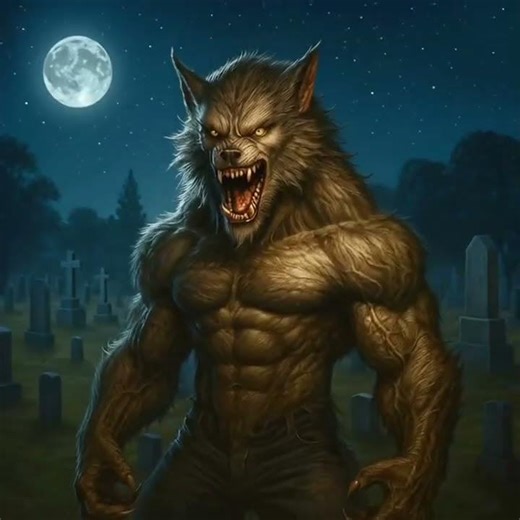 Terrifying Werewolf Transformation 🌕 Horror Short Film in a Haunted Cemetery | Scary Monster Video