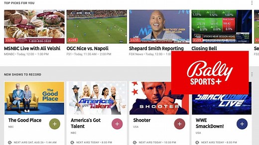 Can You Get Bally Sports Plus With YouTube TV?