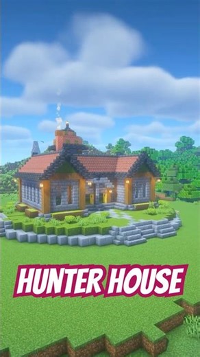 Cozy Hunter’s Cabin in Minecraft 🏹🌲