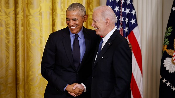 Biden jokes that Syracuse trustee is 'Barack' at portrait unveiling