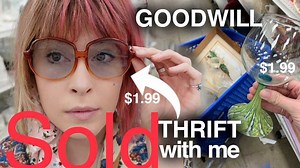 I visited Goodwill in search of treasures that I could buy and flip for a profit. I found a handful of great items for Ebay. | Crazy Lamp Lady