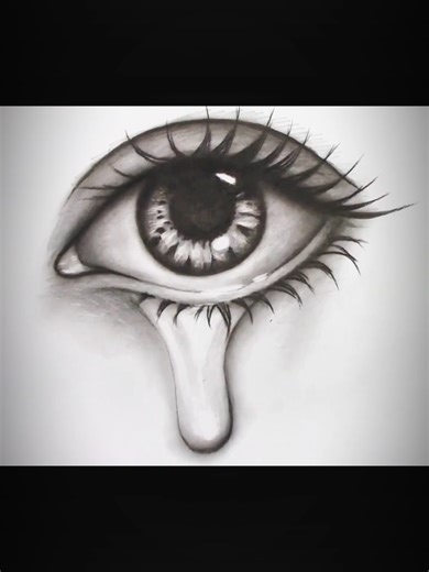 How to Draw a sad eye 👁️ easy drawing step by step ✏️🎨#Arttips #USA #drawingtutorial #creativity #artcommunity