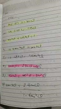 Trigonometric substitutions