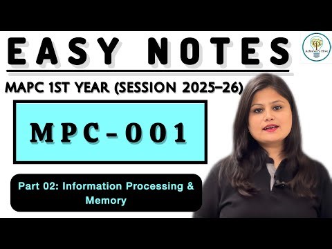 Easy Notes - Dec 25 Paper 1 Part 2 MPC001