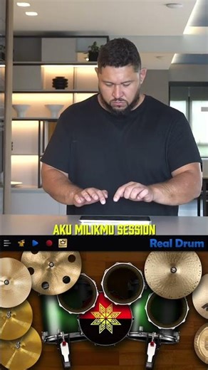 If you feel the beat, don’t wait play the drums! #realdrum #realguitar #ios #dewa19