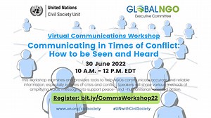 Civil Society Communications Workshop | United Nations