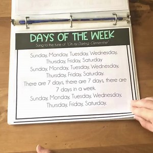 Interactive Morning Calendar Binder - Etsy