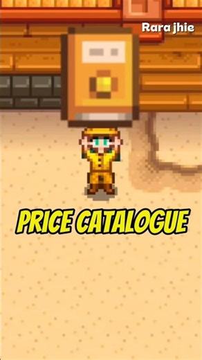 The Price Catalogue book reveals item prices in Stardew Valley #stardewvalley #shorts #games