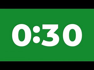 30 Second Timer With Music | 30 Second Countdown | 30 Second Stopwatch