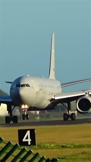 RNLAF A-330 MRTT Landing Gear Bounce Caught on Camera #aviation #military