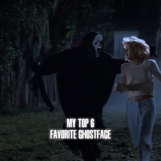 My top 6 favorite ghostface killers from scream