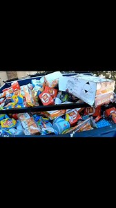 Dumpster Filled From Party City! #dumpsterdiving #free #snacks #reels | Heather's Hauls Dumpster Diving Finds