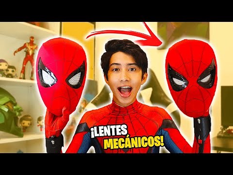 ¡MI NUEVA MÁSCARA DE SPIDERMAN CON LENTES QUE SE MUEVEN! - IVANSPIDEY