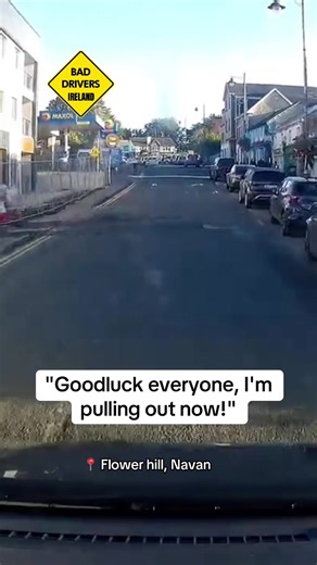 Dashcam Footage of Bad Driving in Navan, Ireland