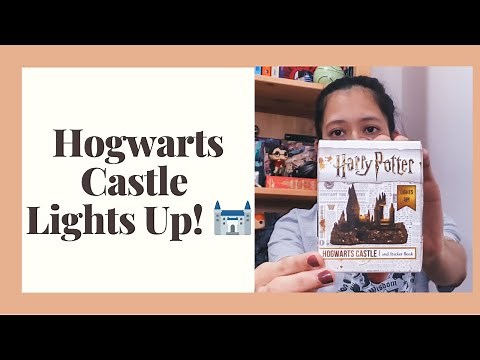 Running Press Harry Potter Hogwarts Castle and Sticker Book : Lights Up! - Unboxing