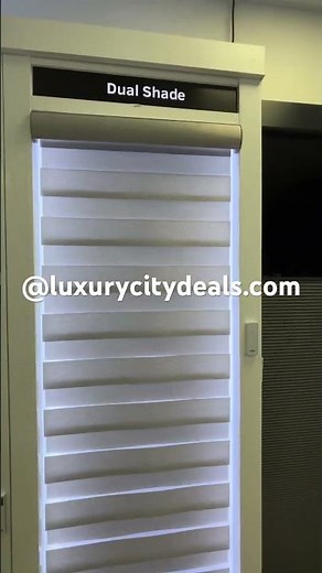 Maxxmar Dual Shade Zebra Blinds | Motorized Remote Control Blinds for Smart Homes ​‪@KaligaBazaar‬