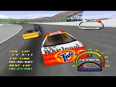 NASCAR 2000 (Nintendo 64 Gameplay)