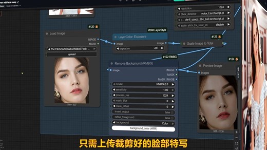 超大4K Qwen Edit 换头/换脸 工作流