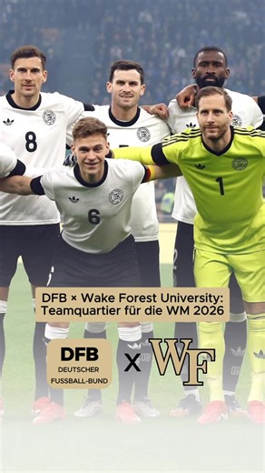 Scholarbook | Der DFB wählt die Wake Forest University als Trainingsstätte für die WM 🇩🇪⚽️🇺🇸 Julian Nagelsmann ist begeistert von den hochmodernen... | Instagram