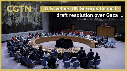 U.S. vetoes UN Security Council draft resolution over Gaza