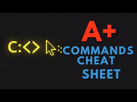 CompTIA A+ 1202 - Command-Line Tools Rapid Review (Obj 1.5)