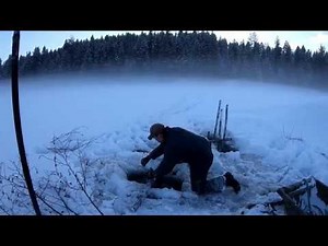 Under Ice Beaver Trapping: Sets and Catch