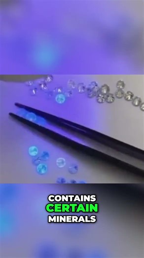 Diamond Test: UV Light Reveals Real vs. Fake Stones #shorts