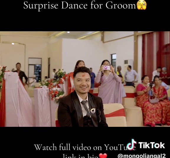 Surprise Dance from Bride to Groom at Wedding Reception