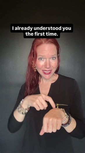 a tip on how to be a skilled ASL conversationalist 😍