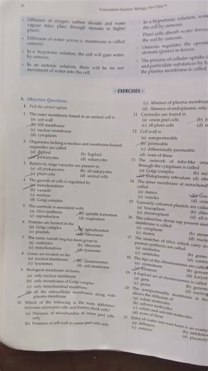 Class 9th cell | MOST Expected questions 😱🔥#biology #shortvideo