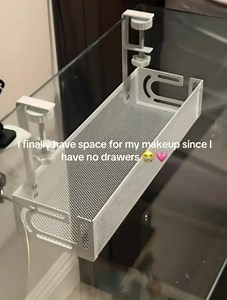 Kabel-Management-Tablett unter dem Schreibtisch – Kabel-Management-Organizer, Kabelmanagement unter dem Schreibtisch (Black)