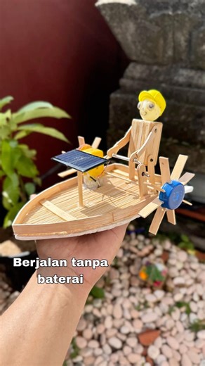 Creative edukasi perahu nelayan tenaga matahari #ideas #toys #mainan #inspiration #idebarangbekas