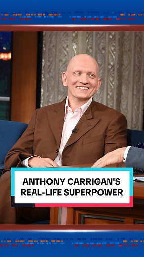 Anthony Carrigan opens up about how his alopecia transformed from a struggle into a true superpower. #Colbert #AnthonyCarrigan #Superman