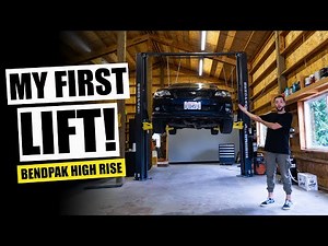 Dream Garage Build: Installing a Bendpak 2 Post High Rise Lift!