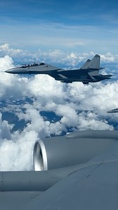 For the first time in history, aircrew assigned to the 141st Air Refueling Wing, Washington Air National Guard, refueled three Russian made Sukhoi Su-30MKM aircraft during a historic State Partnership engagement with the Royal Malaysian Air Force at RMAF Subang Air Base, Malaysia, November 12, 2024. Flying a KC-135 Stratotanker, the 141st utilized the multi-point refueling systems (MPRS) to allow refueling using a probe and drogue system common to many allied aircraft - Video edited by me (@avia