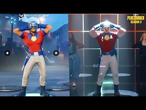 Peacemaker Dance Intro Comparison Fortnite