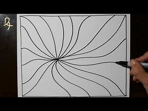 How to Draw Easy Zentangle Worm Patterns | Satisfying and Relaxing Doodle Art