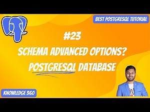 PostgreSQL Schemas Explained || Schemas Advanced Options In PostgreSQL || Best PostgreSQL Video #23