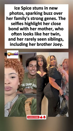 Ice Spice and her family are serving all the looks.