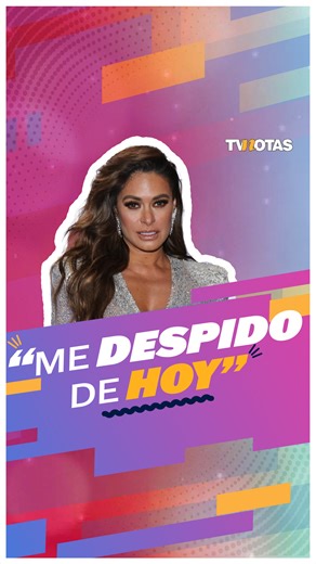 5.6K views · 32 reactions | Galilea Montijo deja el programa ‘Hoy’ de manera sorpresiva debido a un inconveniente poblema de salud que la obligó a retirarse.  | TVNotas | Facebook