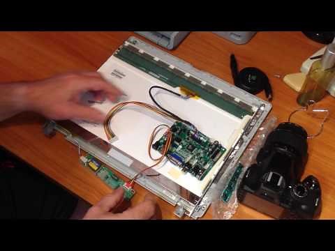 HDMI+AV+VGA+USB Controller Driver Board Diy Kit for LCD/LED Screen Panel